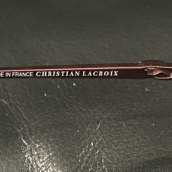 Christian Lacroix Red and Black Lens Sunglasses main image 11